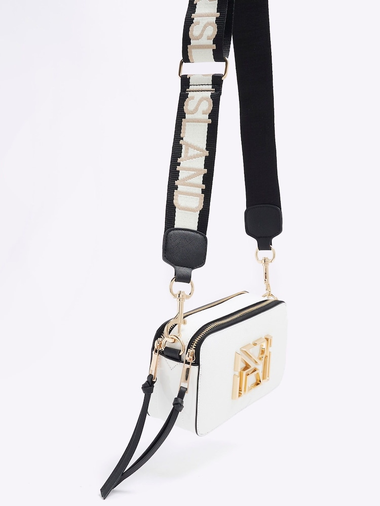 River Island White Camera Cross-Body Bag - Image 5 of 6