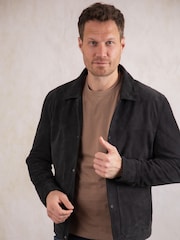 Lakeland Leather Blue Seaton Suede Jacket - Image 1 of 9