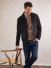 Lakeland Leather Blue Seaton Suede Jacket - Image 3 of 9