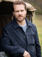 Lakeland Leather Blue Seaton Suede Jacket - Image 4 of 9