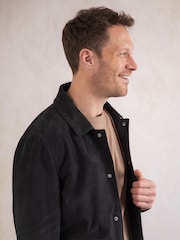 Lakeland Leather Blue Seaton Suede Jacket - Image 7 of 9