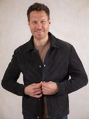 Lakeland Leather Blue Seaton Suede Jacket - Image 9 of 9