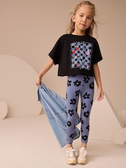 Black Oversized Graphic T-Shirt (3-16yrs) - Image 1 of 4