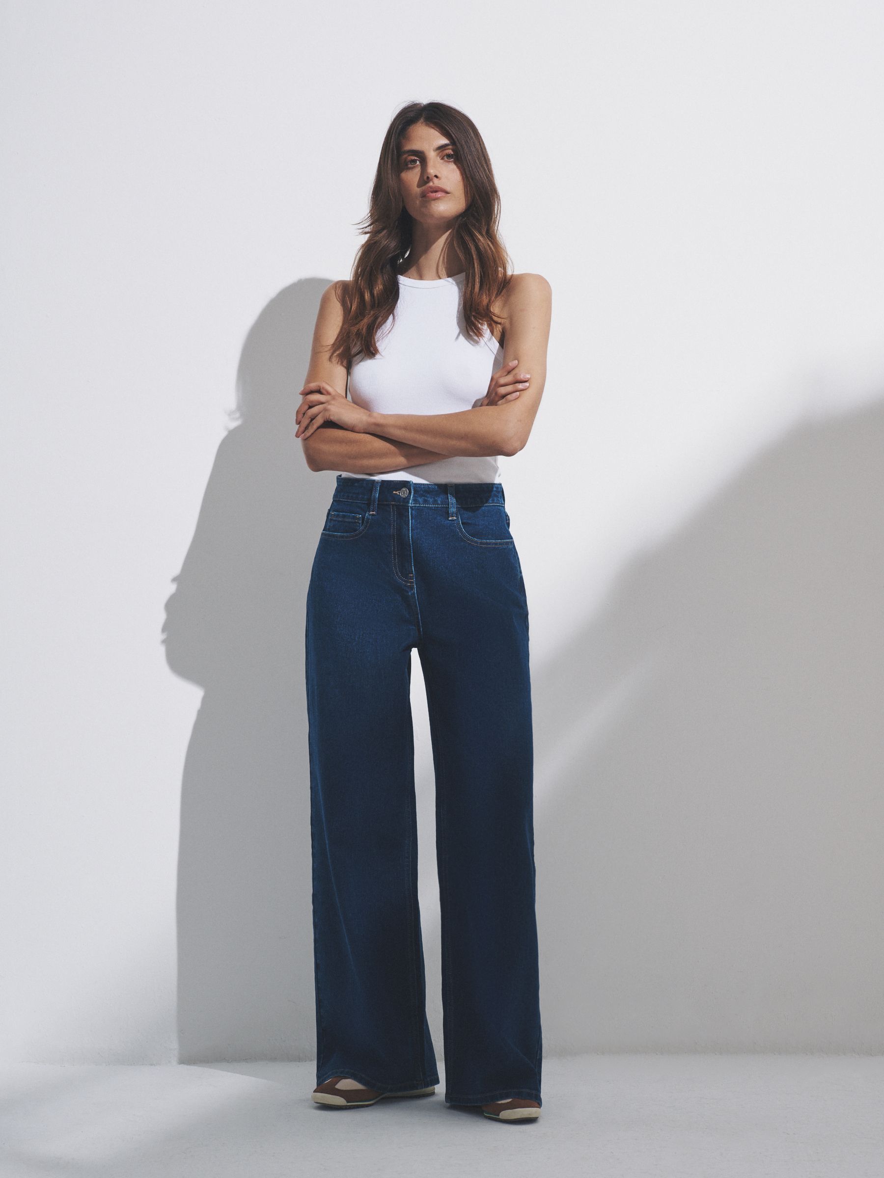 The Set 2 Pack Denim Straight Leg Jeans Indigo Blue/Black