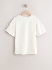 Ecru White Gelato Oversized Graphic Print T-Shirt (3-16yrs) - Image 3 of 4