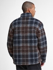 Barbour® Blue Tartan Zip Through Fleece - Image 2 of 8
