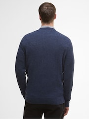 Barbour® Navy Marl Covent Crew Neck Jumper - Image 3 of 7