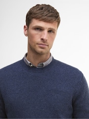 Barbour® Navy Marl Covent Crew Neck Jumper - Image 4 of 7