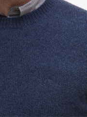 Barbour® Navy Marl Covent Crew Neck Jumper - Image 5 of 7