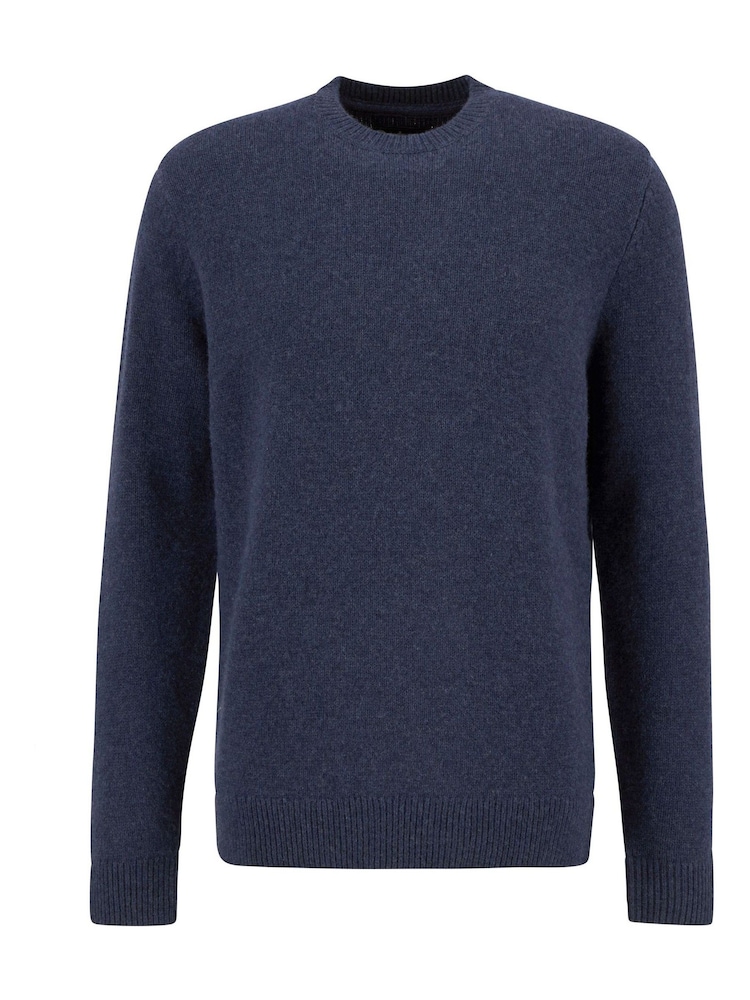 Barbour® Navy Marl Covent Crew Neck Jumper - Image 7 of 7