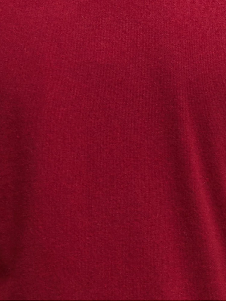 Barbour® Biking Red Lambswool Crew Neck Jumper - Image 7 of 7