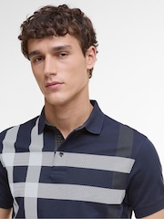 Barbour® Blue Blaine Tailored Polo Shirt - Image 4 of 7