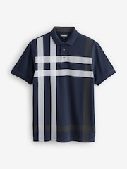 Barbour® Blue Blaine Tailored Polo Shirt - Image 5 of 7