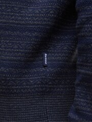 Barbour® Blue Dartfield Half Zip Knitted Jumper - Image 6 of 7