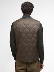 Barbour® Green Utility Liddesdale Quilted Gilet - Image 2 of 7