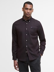 Barbour® Brown Buckley Tailored Herringbone Shirt - Image 1 of 7