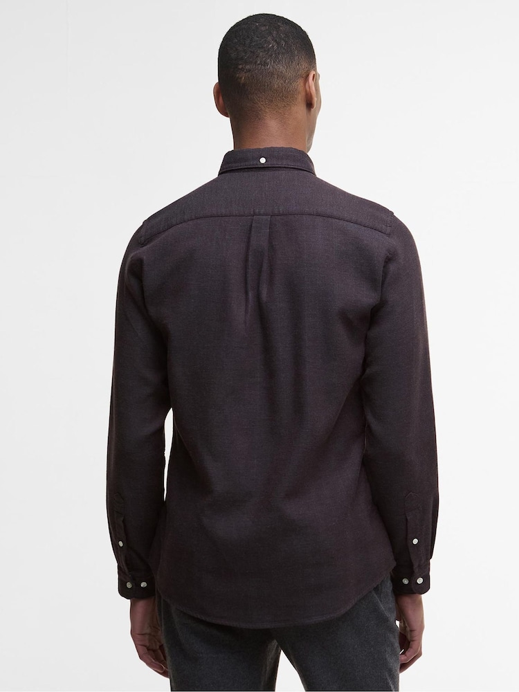 Barbour® Brown Buckley Tailored Herringbone Shirt - Image 2 of 7