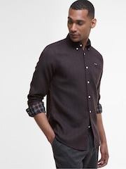 Barbour® Brown Buckley Tailored Herringbone Shirt - Image 3 of 7