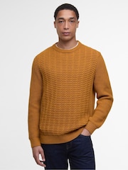 Barbour® Copper Cleveland Crew Neck Sweater - Image 1 of 6