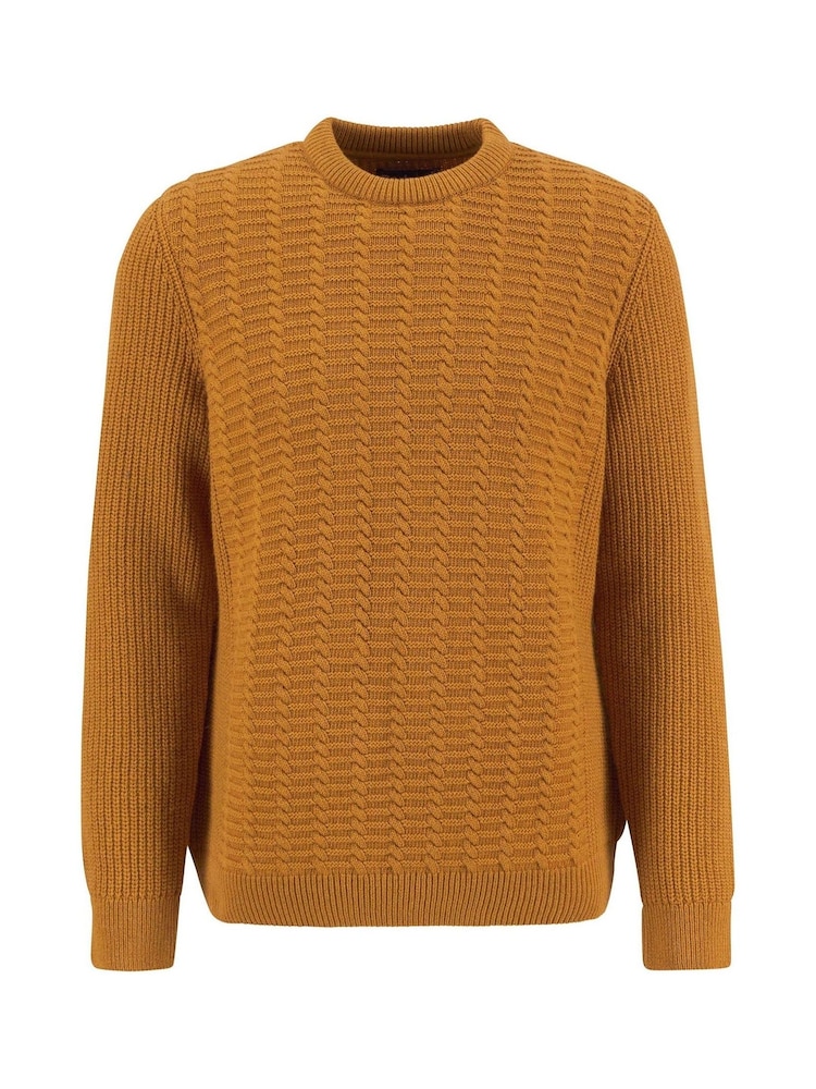 Barbour® Copper Cleveland Crew Neck Sweater - Image 6 of 6