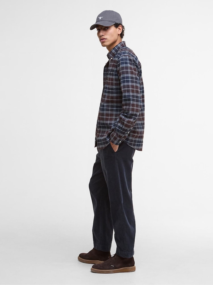 Barbour® Blue Kyeloch Tailored Tartan Shirt - Image 2 of 6
