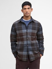 Barbour® Midnight Oak Chapter Check Overshirt - Image 1 of 7