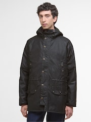 Barbour® Green Reel Wax Parka - Image 1 of 8