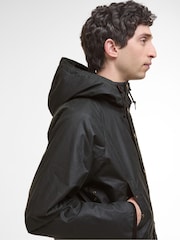 Barbour® Green Reel Wax Parka - Image 4 of 8