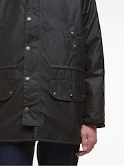 Barbour® Green Reel Wax Parka - Image 6 of 8