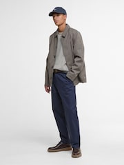 Barbour® Natural Check Short Lorden Showerproof Jacket - Image 4 of 8