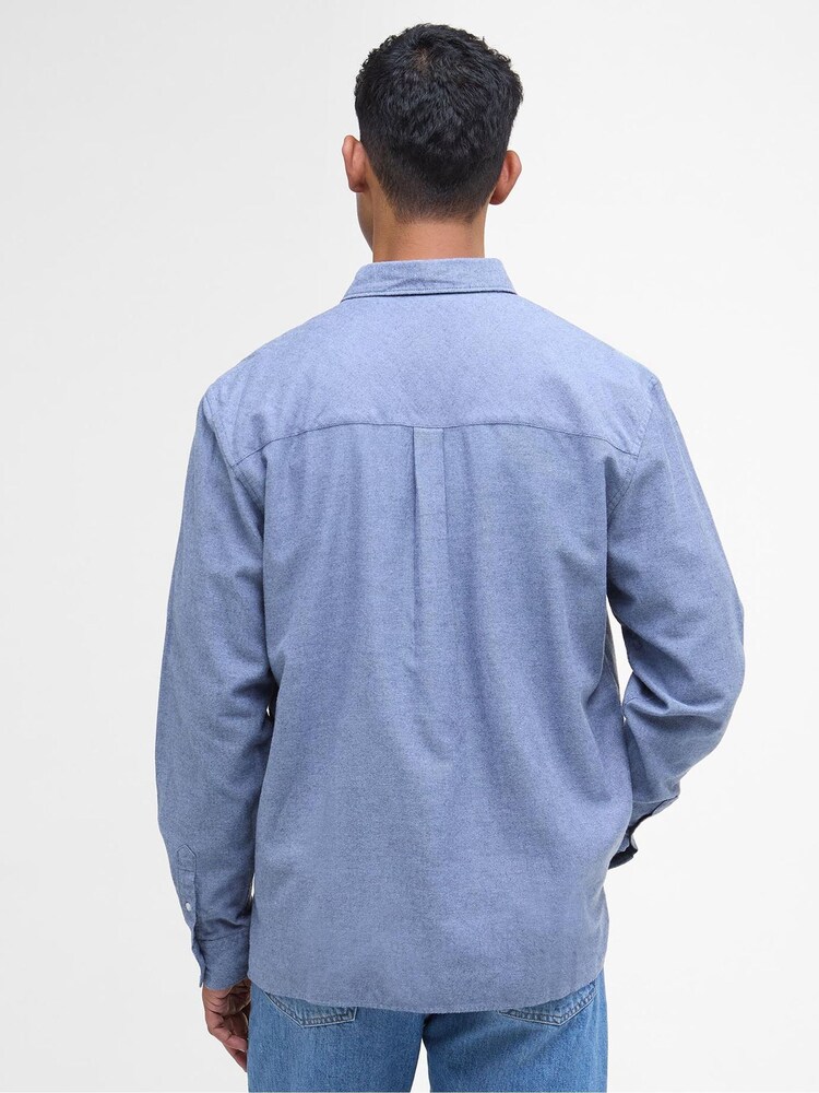 Barbour® Sky Blue Sealane Relaxed Shirt - Image 2 of 6