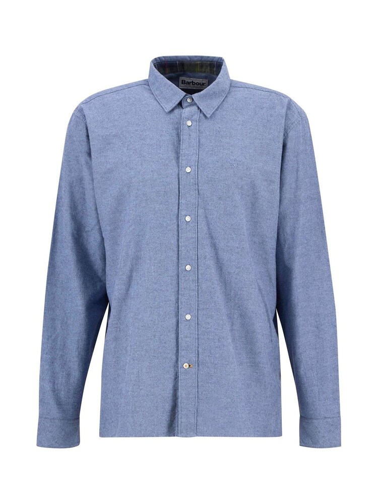 Barbour® Sky Blue Sealane Relaxed Shirt - Image 6 of 6