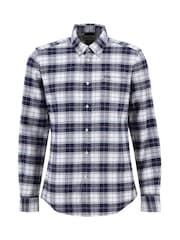 Barbour® White Haddington Tailored Tartan Shirt - Image 5 of 6