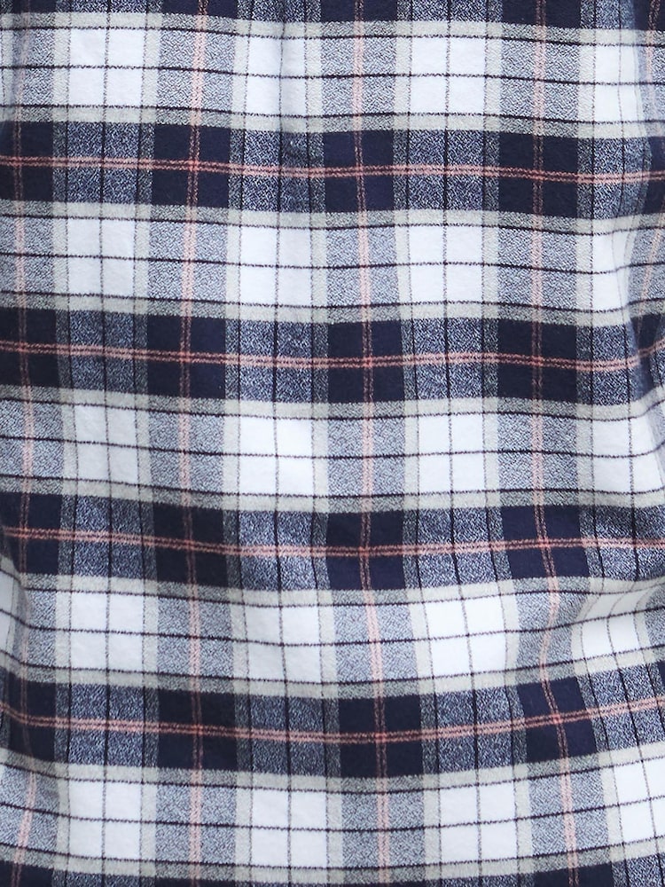 Barbour® White Haddington Tailored Tartan Shirt - Image 6 of 6