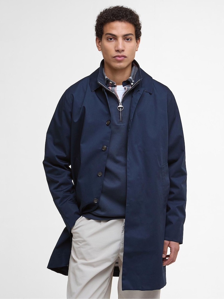 Barbour® Blue Lorden Waterproof Mac Jacket - Image 1 of 8