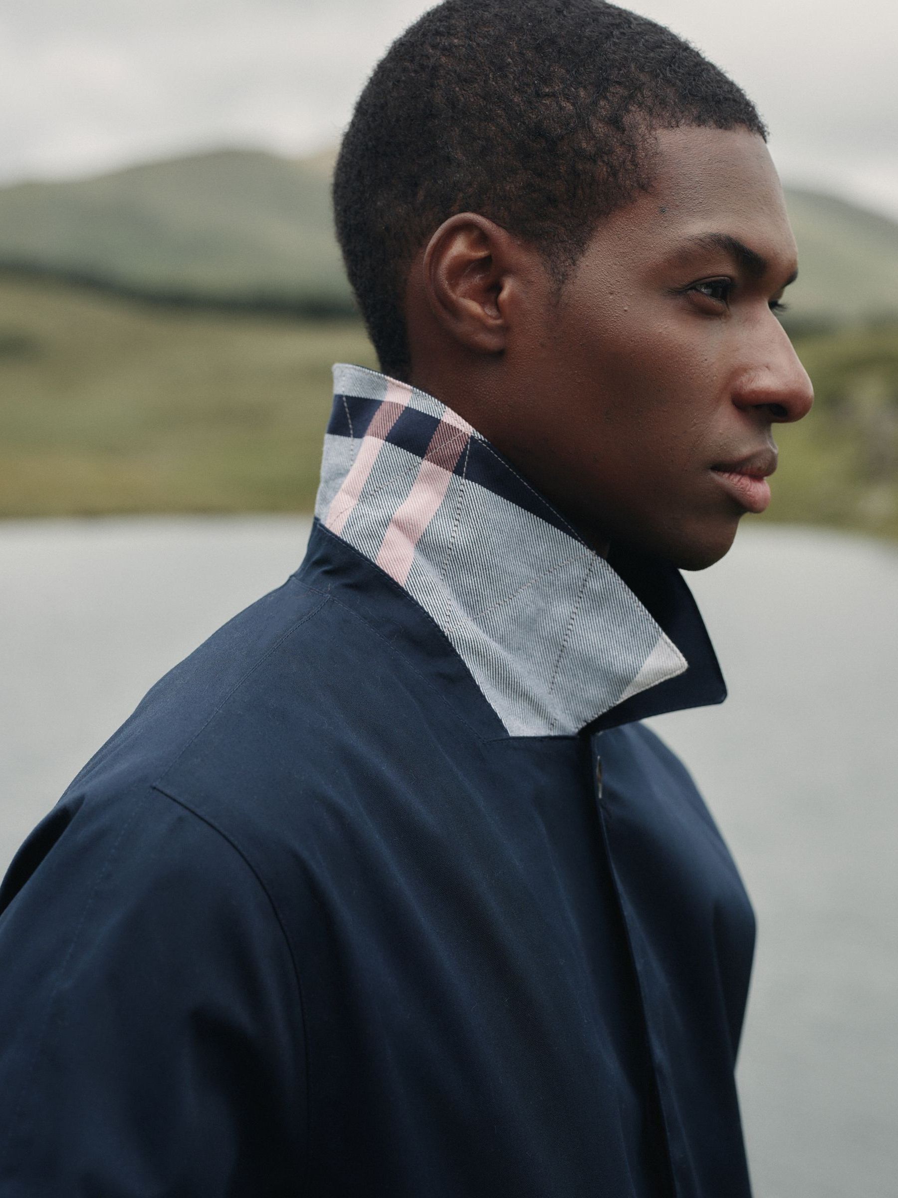 Buy Barbour® Navy Blue Lorden Waterproof Jacket from the Next UK
