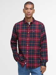 Barbour® Red Fortrose Tailored Tartan Shirt - Image 1 of 7