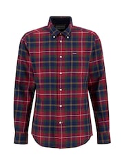 Barbour® Red Fortrose Tailored Tartan Shirt - Image 5 of 7