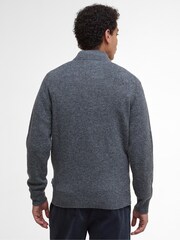 Barbour® Charcoal Talder Half Zip Jumper - Image 3 of 7