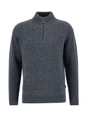 Barbour® Charcoal Talder Half Zip Jumper - Image 7 of 7