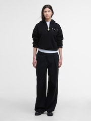 Barbour® International Black Fleece Hoodie - Image 3 of 7