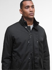 Barbour® Black Winter Powell Waterproof Jacket - Image 5 of 8