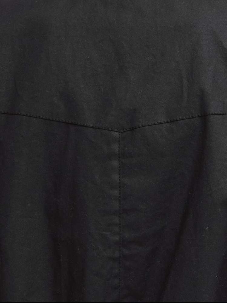 Barbour® International Black Patsy Wax Bomber Jacket - Image 8 of 8