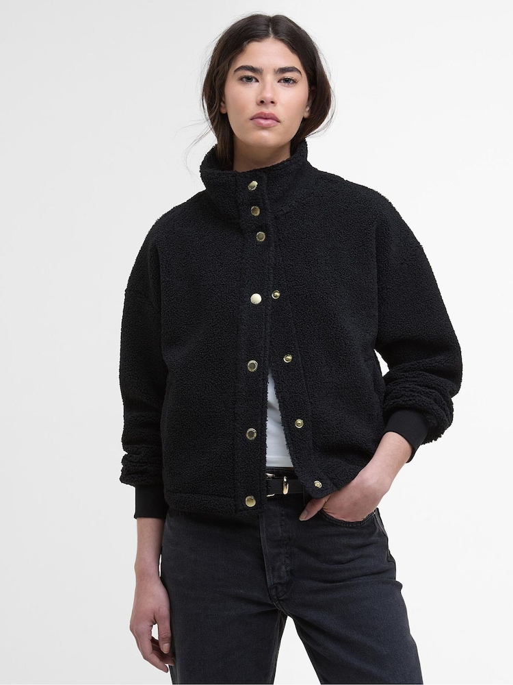 Barbour® International Black Chloe Fleece - Image 1 of 7