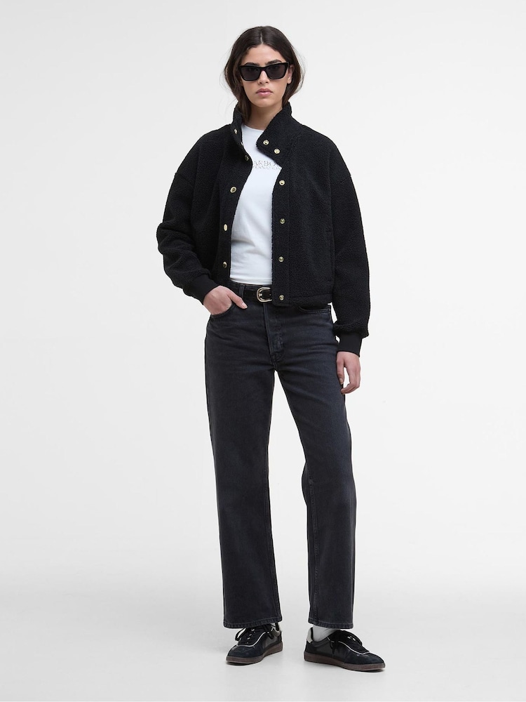 Barbour® International Black Chloe Fleece - Image 2 of 7