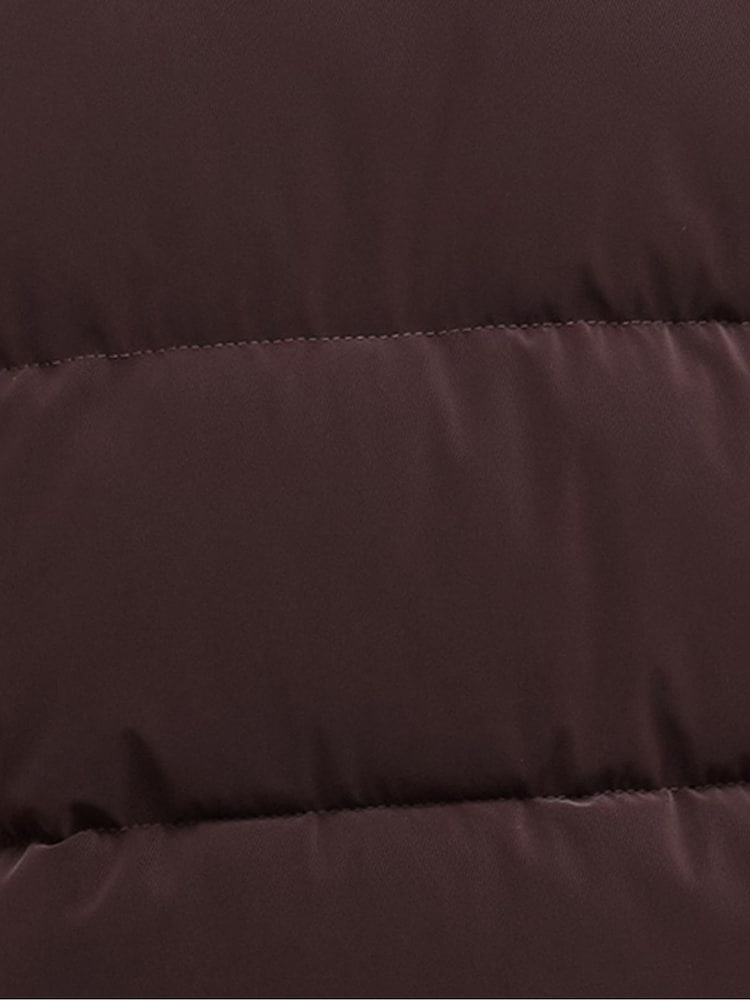 Barbour® International Red Faux Velvet Puffer Jacket - Image 8 of 8 Barbour® International Red Faux Velvet Puffer Jacket - Image 8 of 8