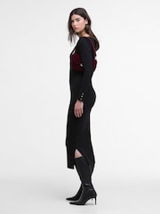 Barbour® International Olivios Midi Black Dress - Image 4 of 7