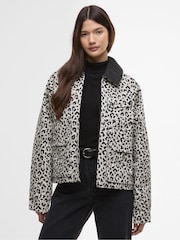 Barbour® International Cream Casual Jacket - Image 1 of 9