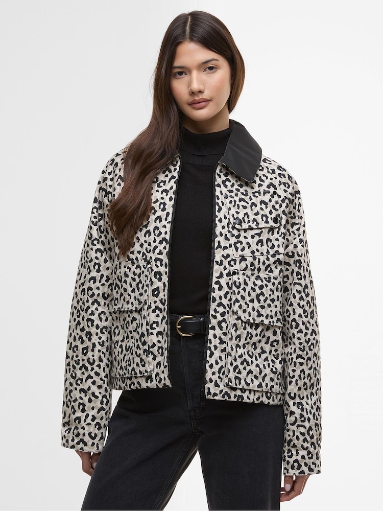 Barbour® International Cream Casual Jacket - Image 1 of 9