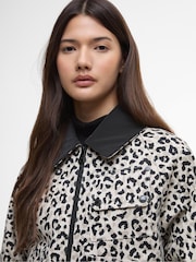 Barbour® International Cream Casual Jacket - Image 5 of 9